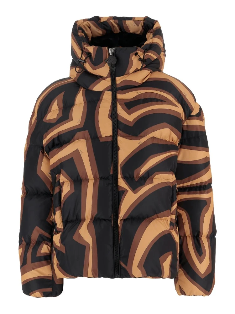 Hooded Patterned Jacket