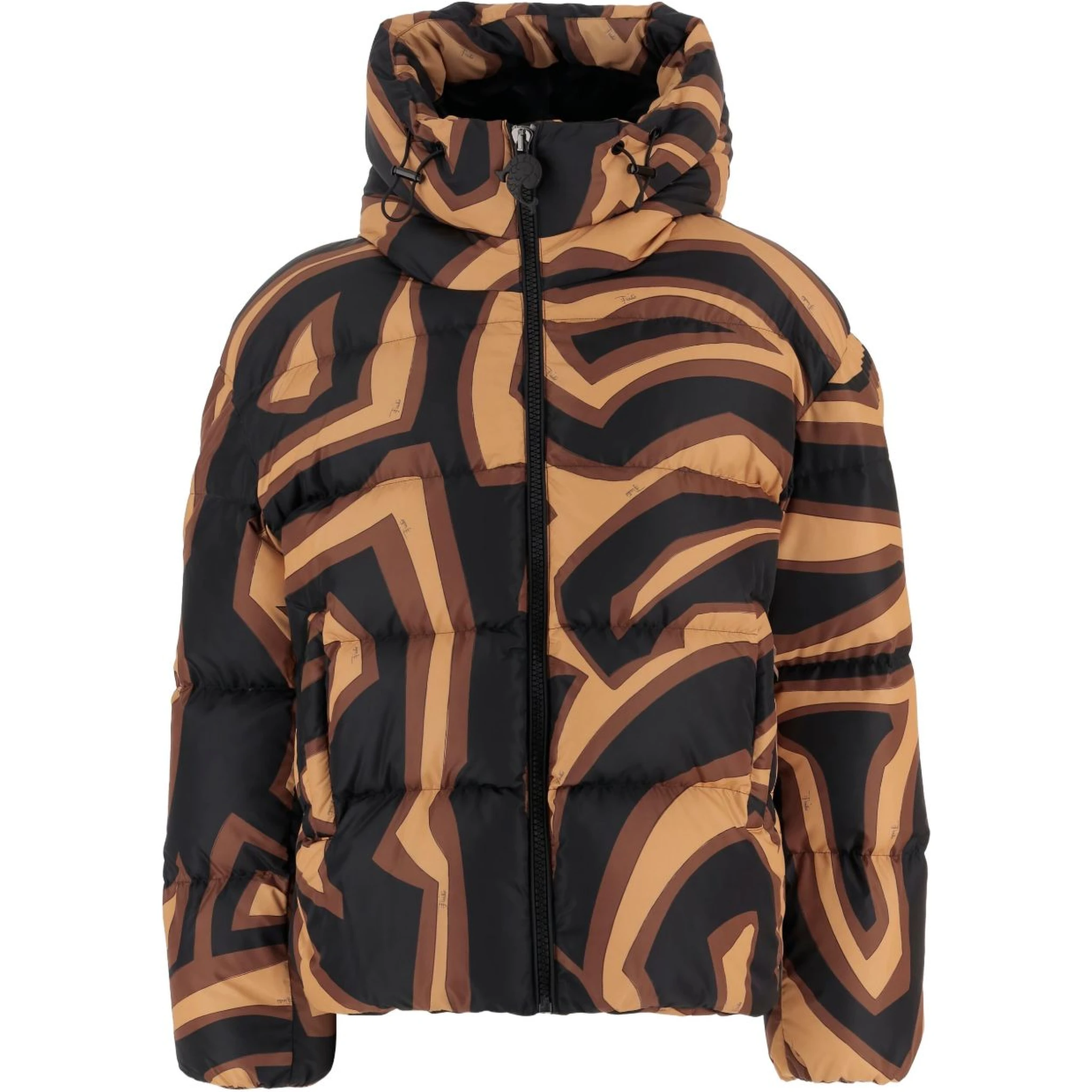 Hooded Patterned Jacket