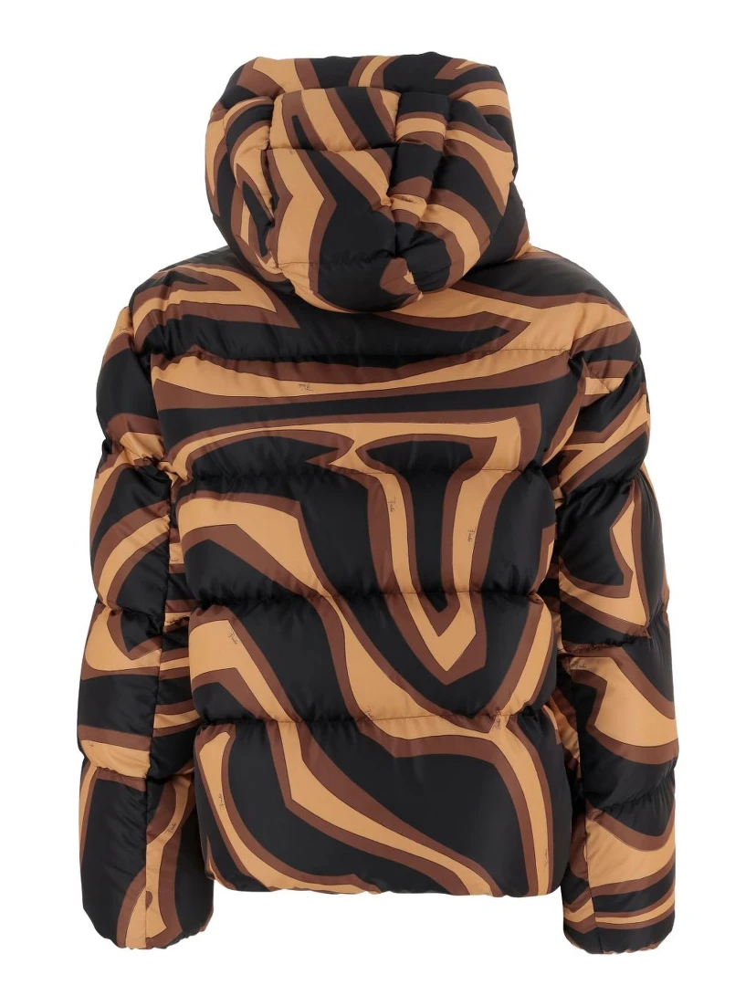 Hooded Patterned Jacket