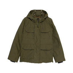 hooded pocket coat