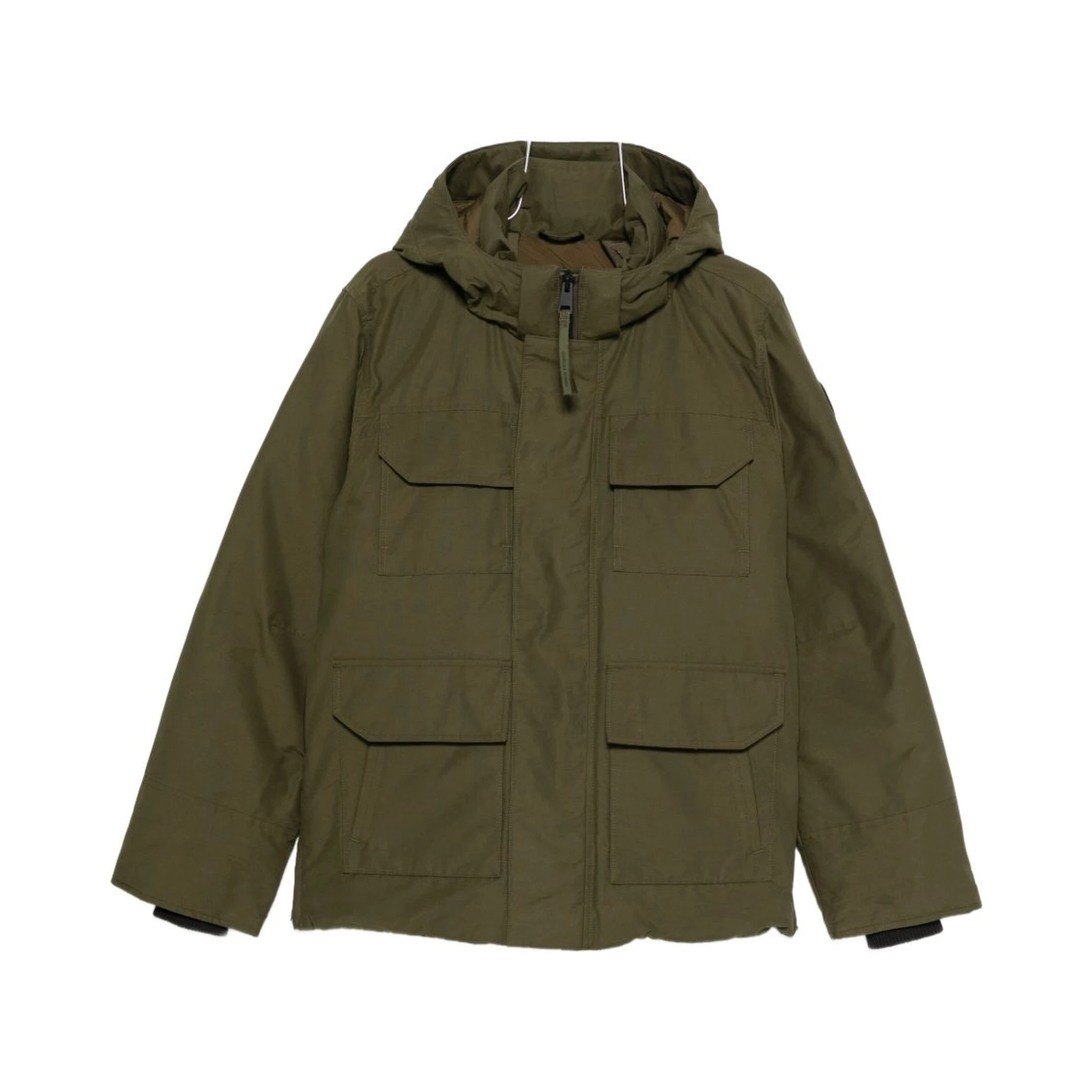 hooded pocket coat