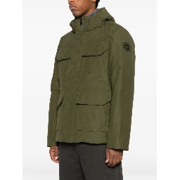 hooded pocket coat