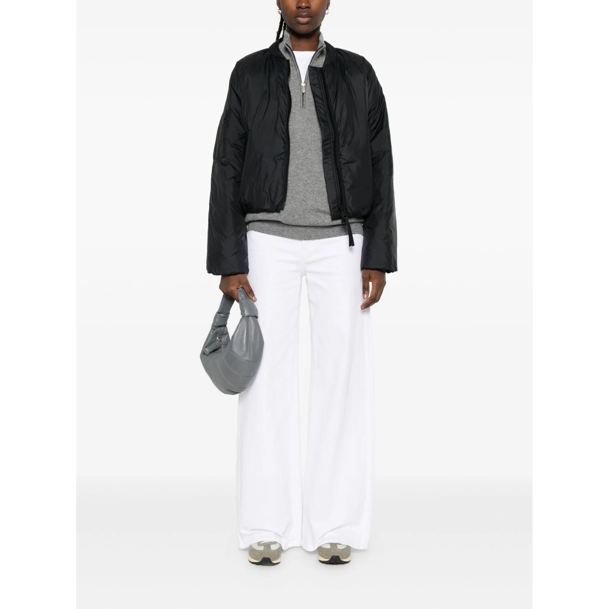 Elba zip-up bomber jacket