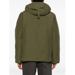hooded pocket coat
