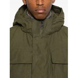 hooded pocket coat