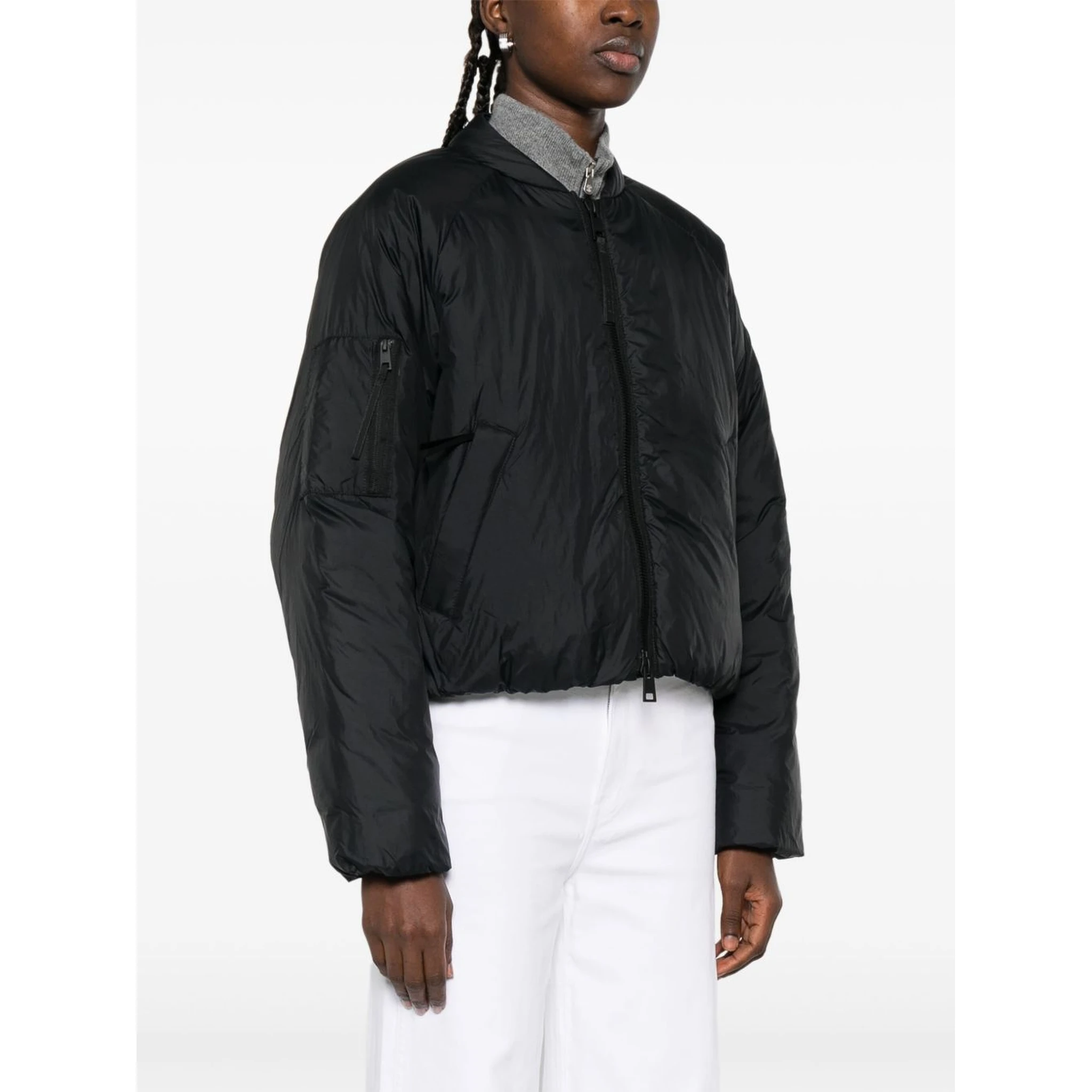Elba zip-up bomber jacket