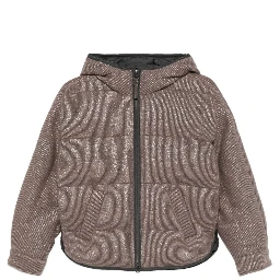 quilted lurex jacket