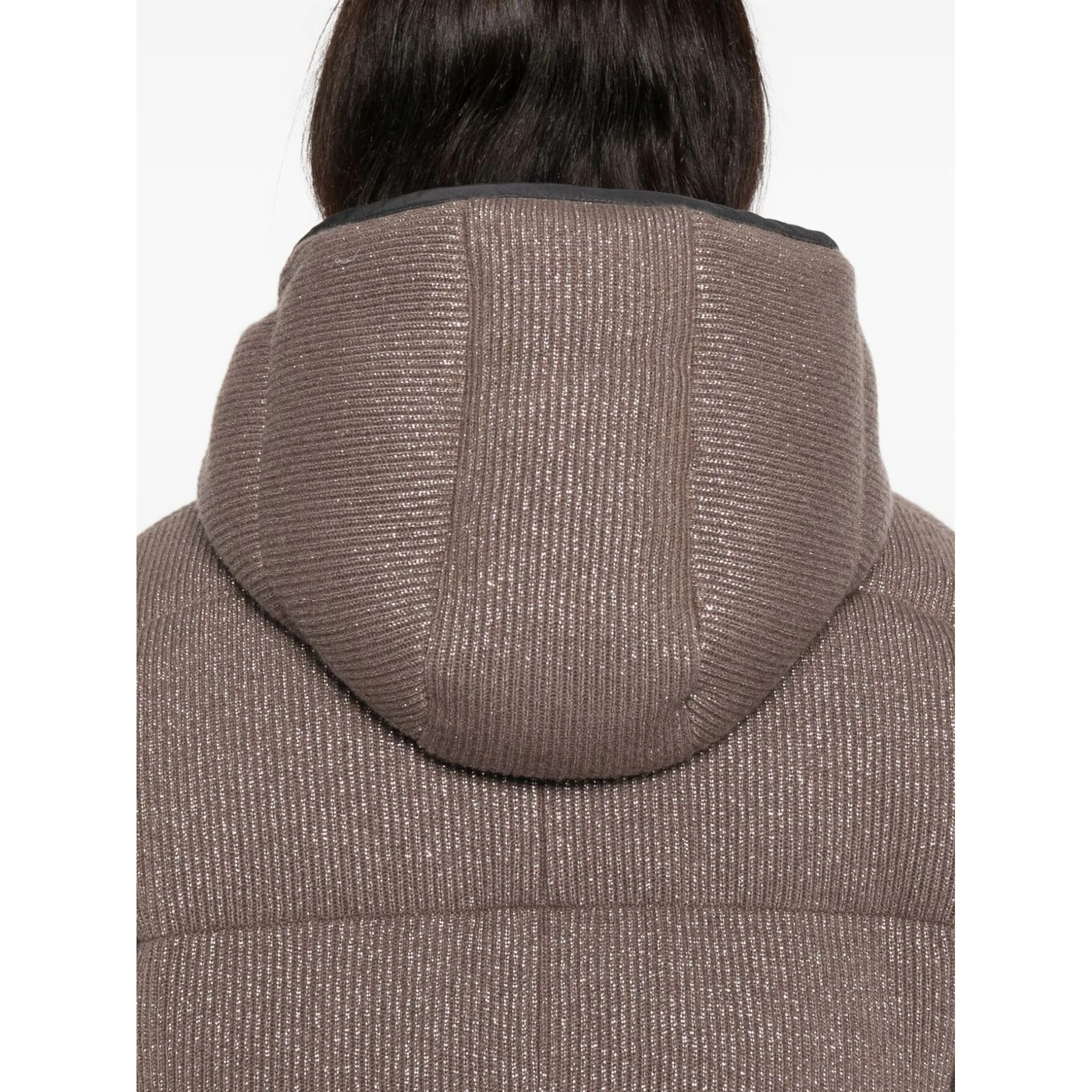 quilted lurex jacket