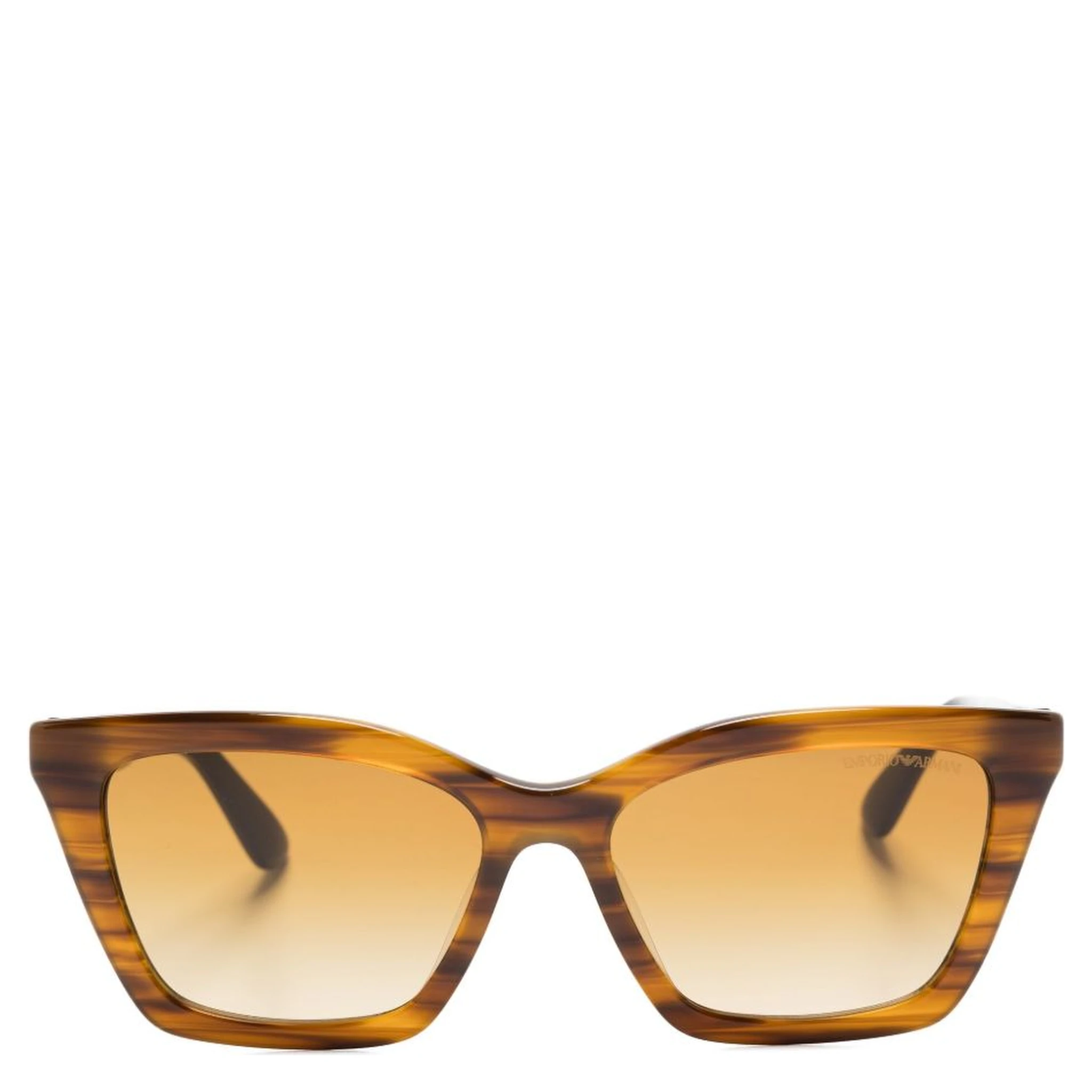 Square Gradient Sunglasses Tortoiseshell Frame In Brown