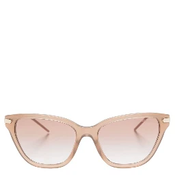 Cat Eye Frame Sunglasses With Gradient Lenses