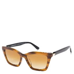 Square Gradient Sunglasses Tortoiseshell Frame In Brown