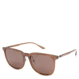Square Frame Sunglasses Metal Accents