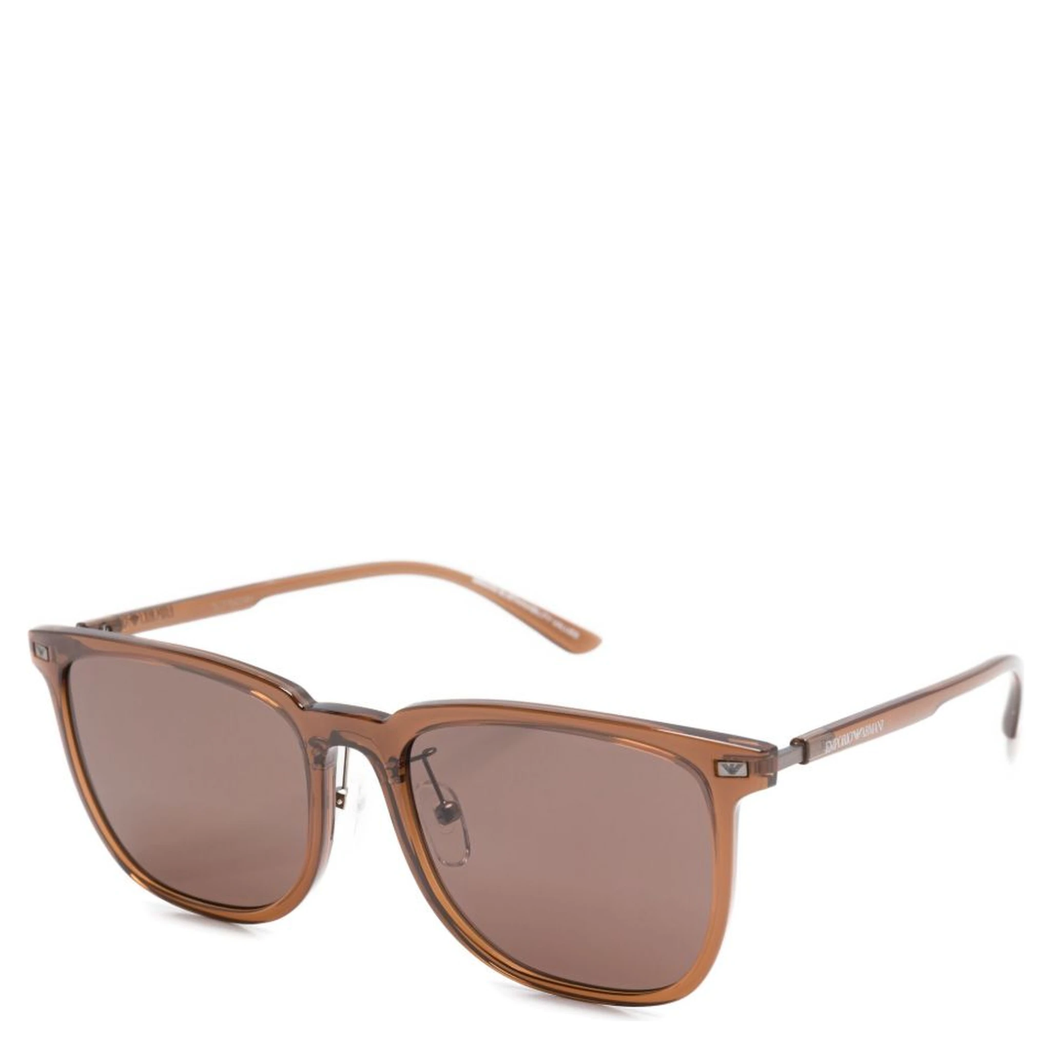 Square Frame Sunglasses Metal Accents
