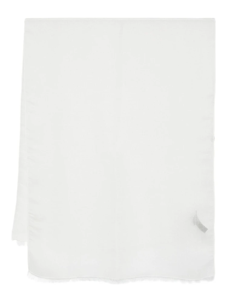 Emporio Armani Scarfs White