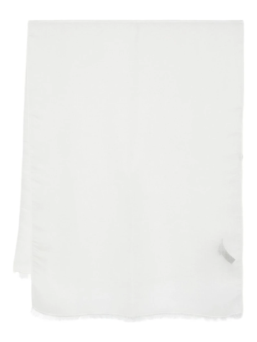 Emporio Armani Scarfs White