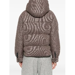 quilted lurex jacket