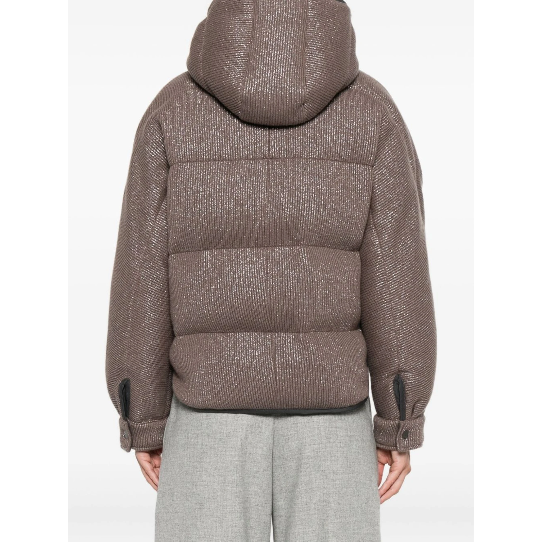 quilted lurex jacket