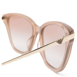 Cat Eye Frame Sunglasses With Gradient Lenses