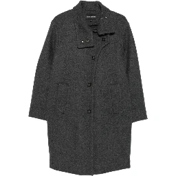 button-fastening coat