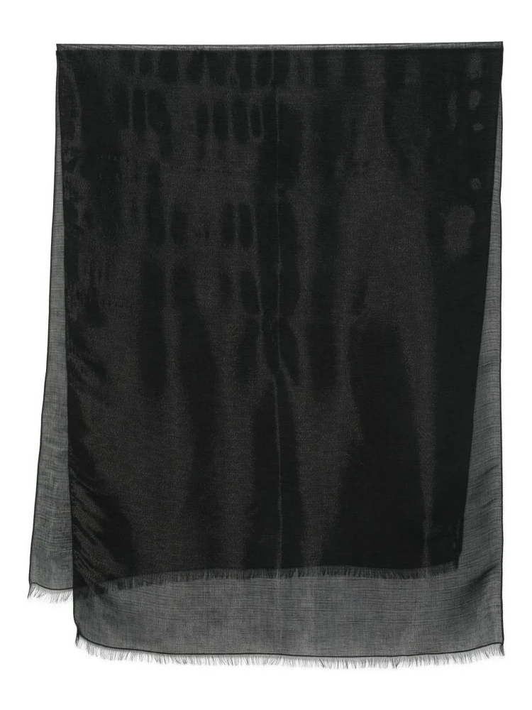 Emporio Armani Scarfs Black