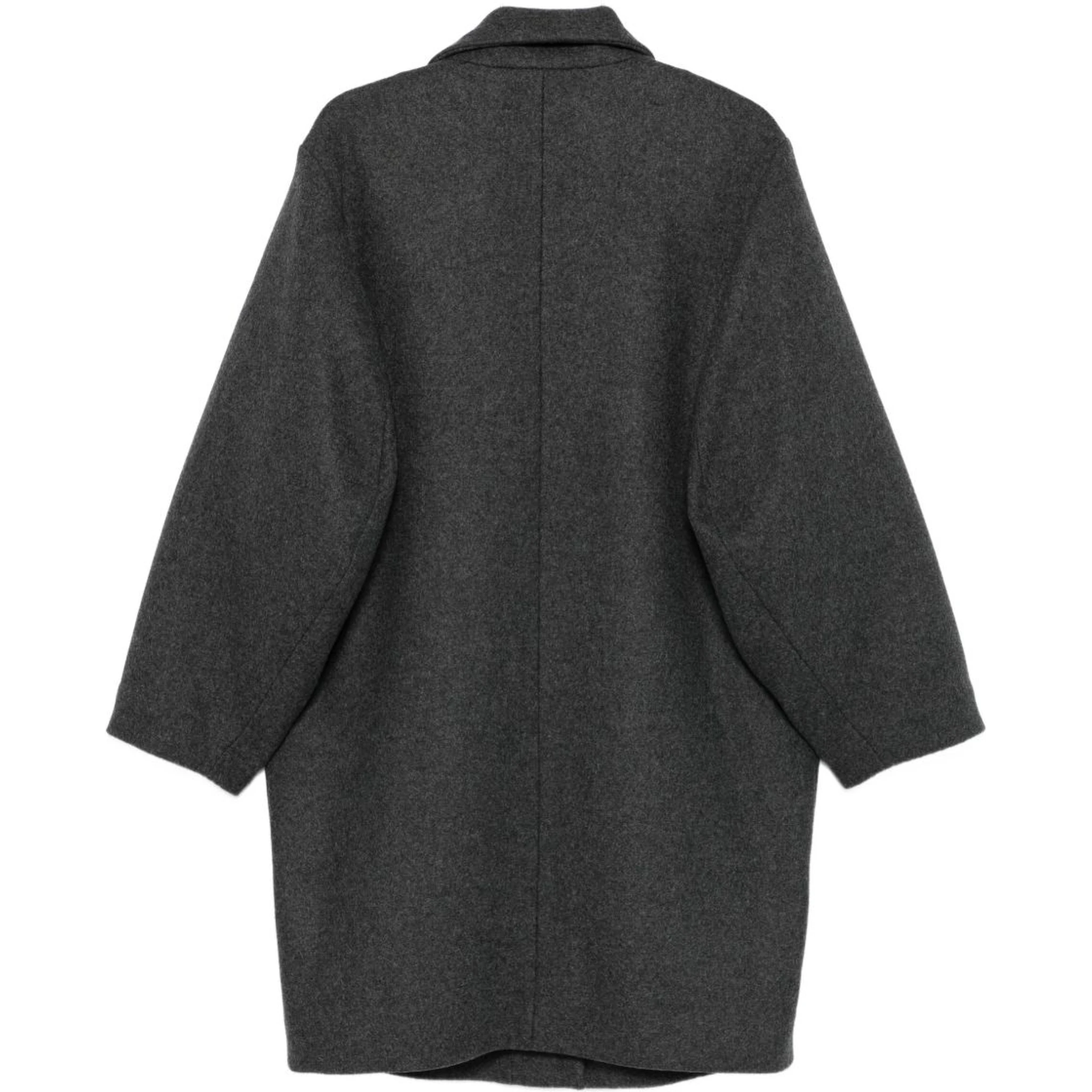 button-fastening coat