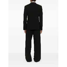 Double-breasted peak-lapel suit