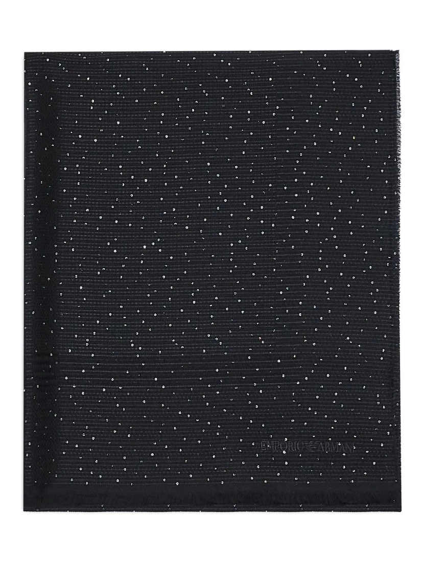 Emporio Armani Scarfs Black
