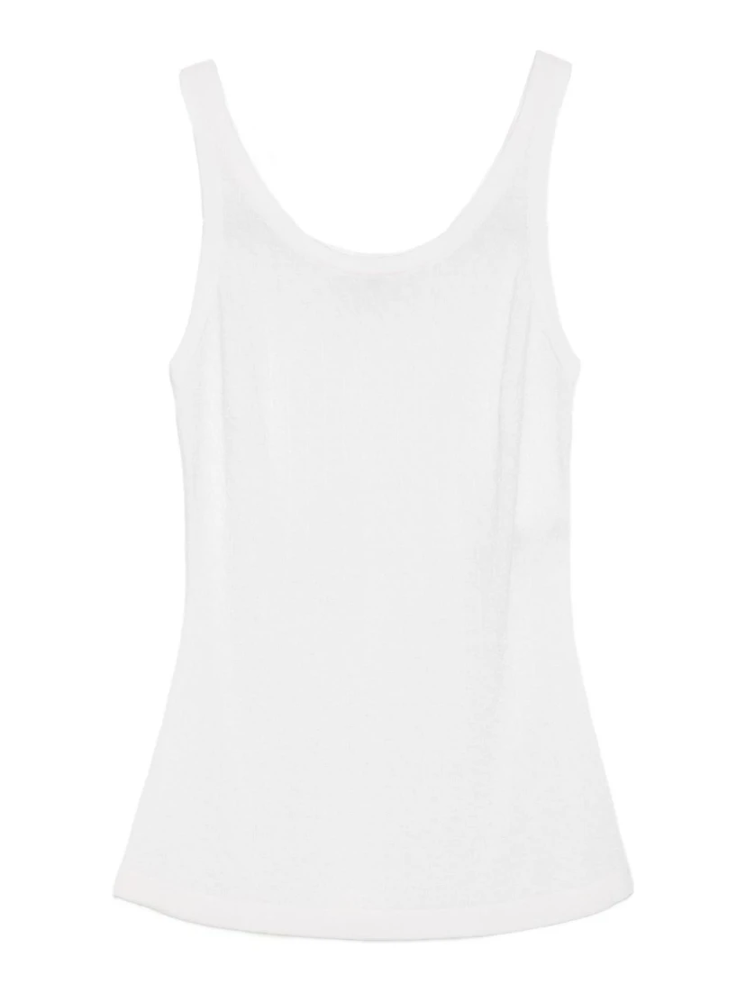 Elisabetta Franchi Top Ivory