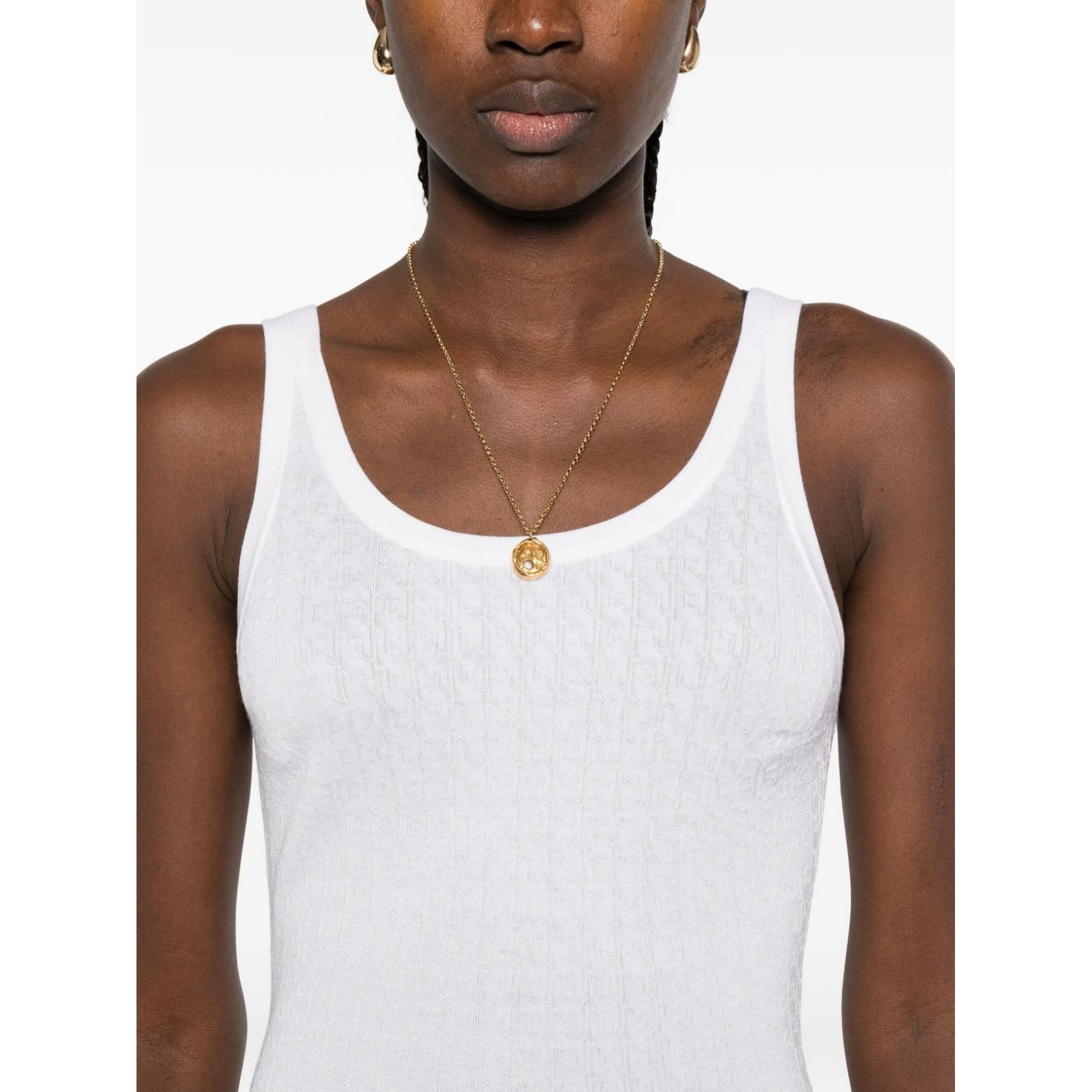 Elisabetta Franchi Top Ivory