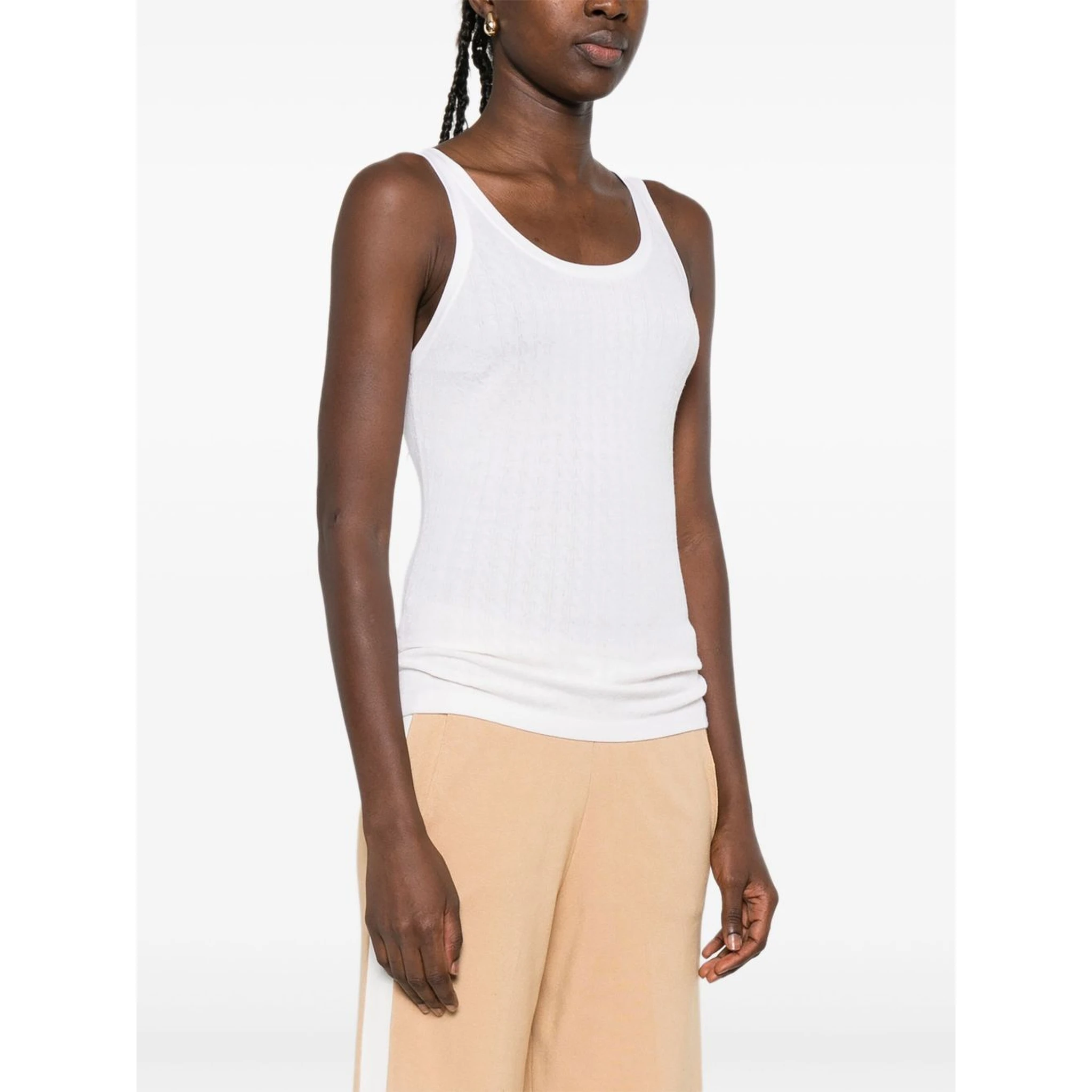 Elisabetta Franchi Top Ivory