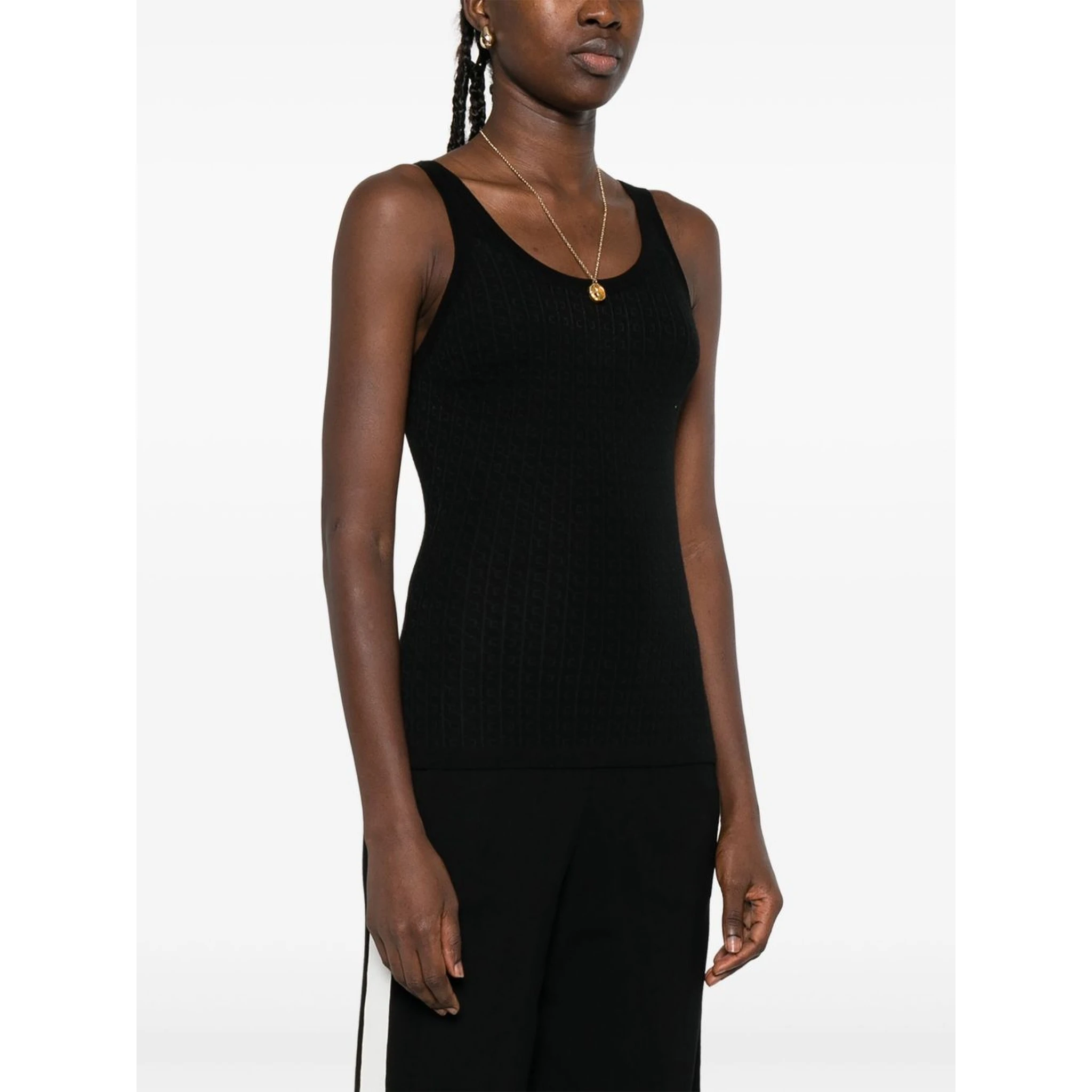 Elisabetta Franchi Top Black