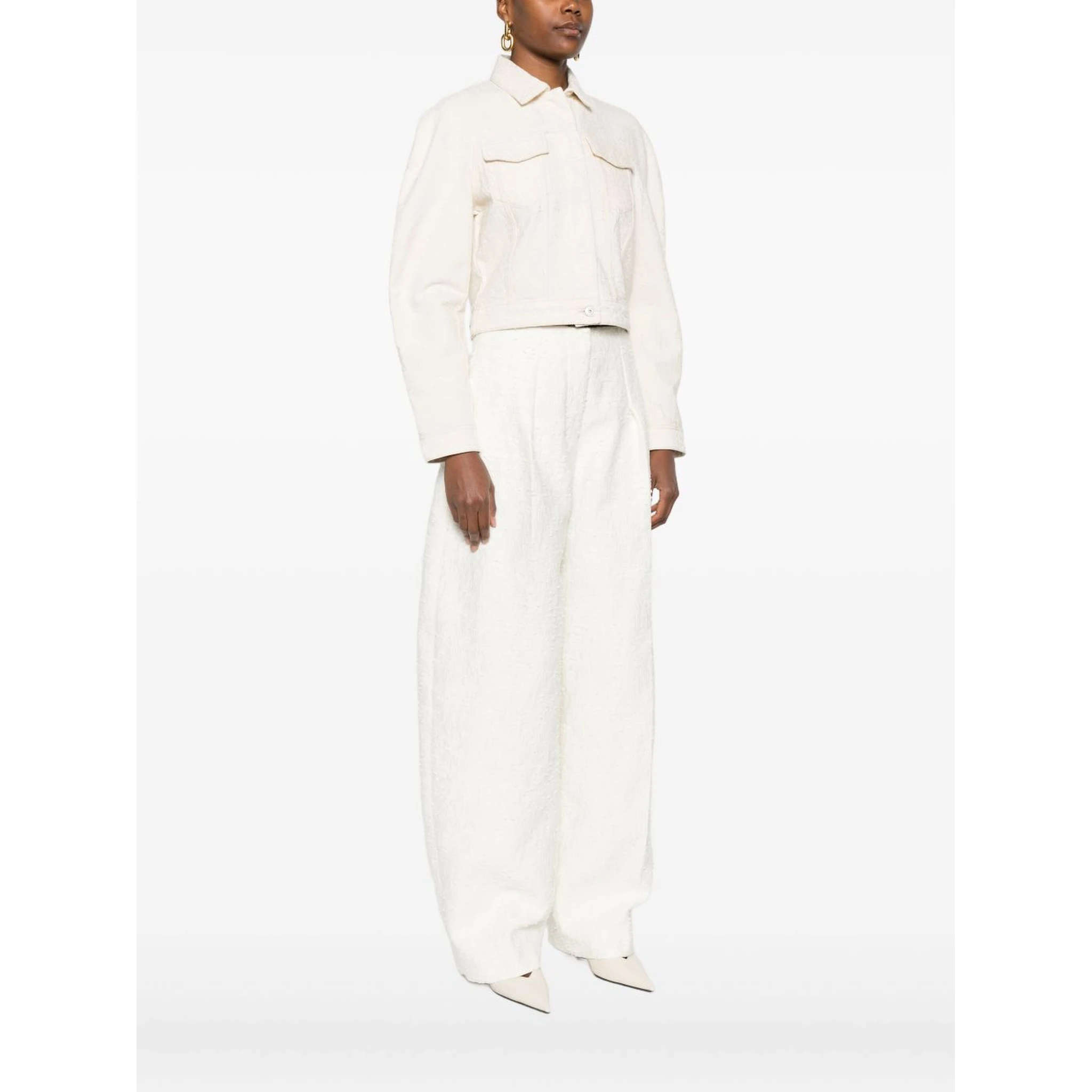 JACQUEMUS Coats White