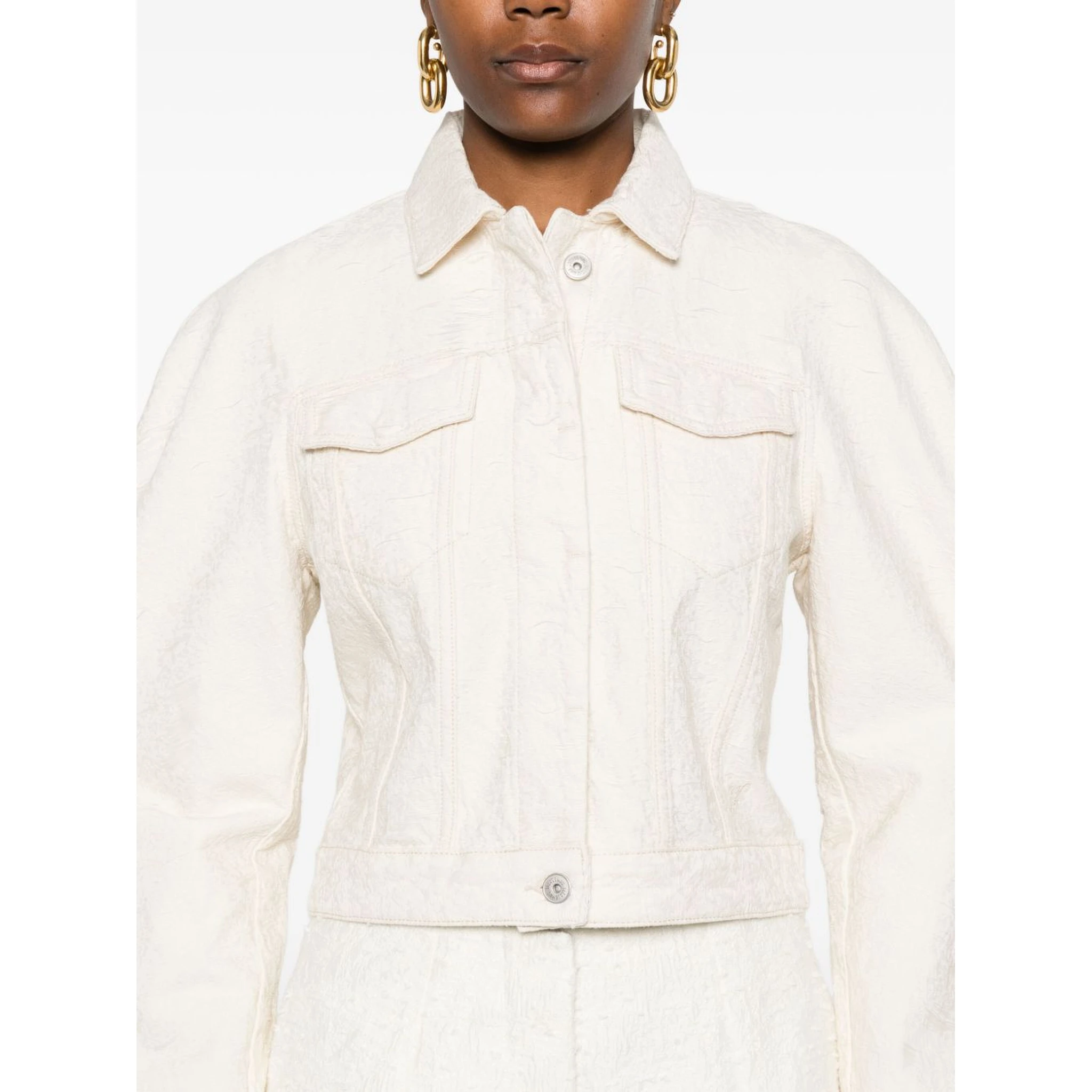 JACQUEMUS Coats White