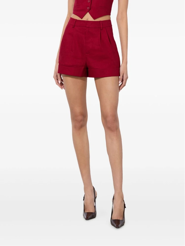 Alice + Olivia Shorts Red alternative