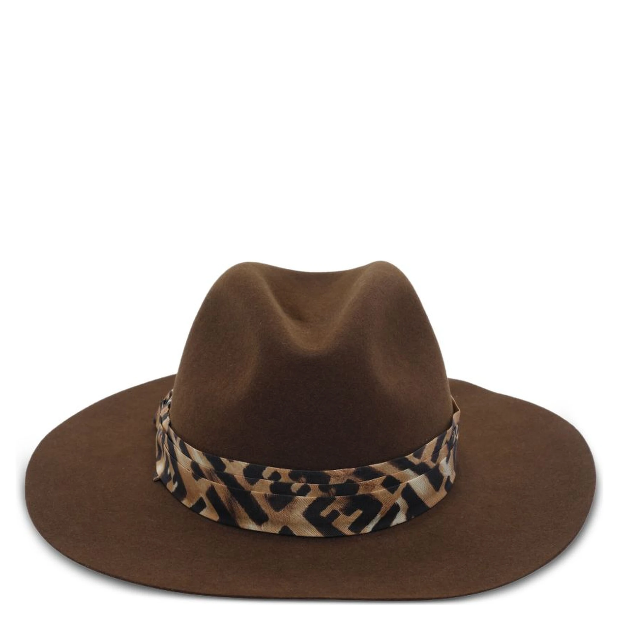 Dark brown wool felt hat