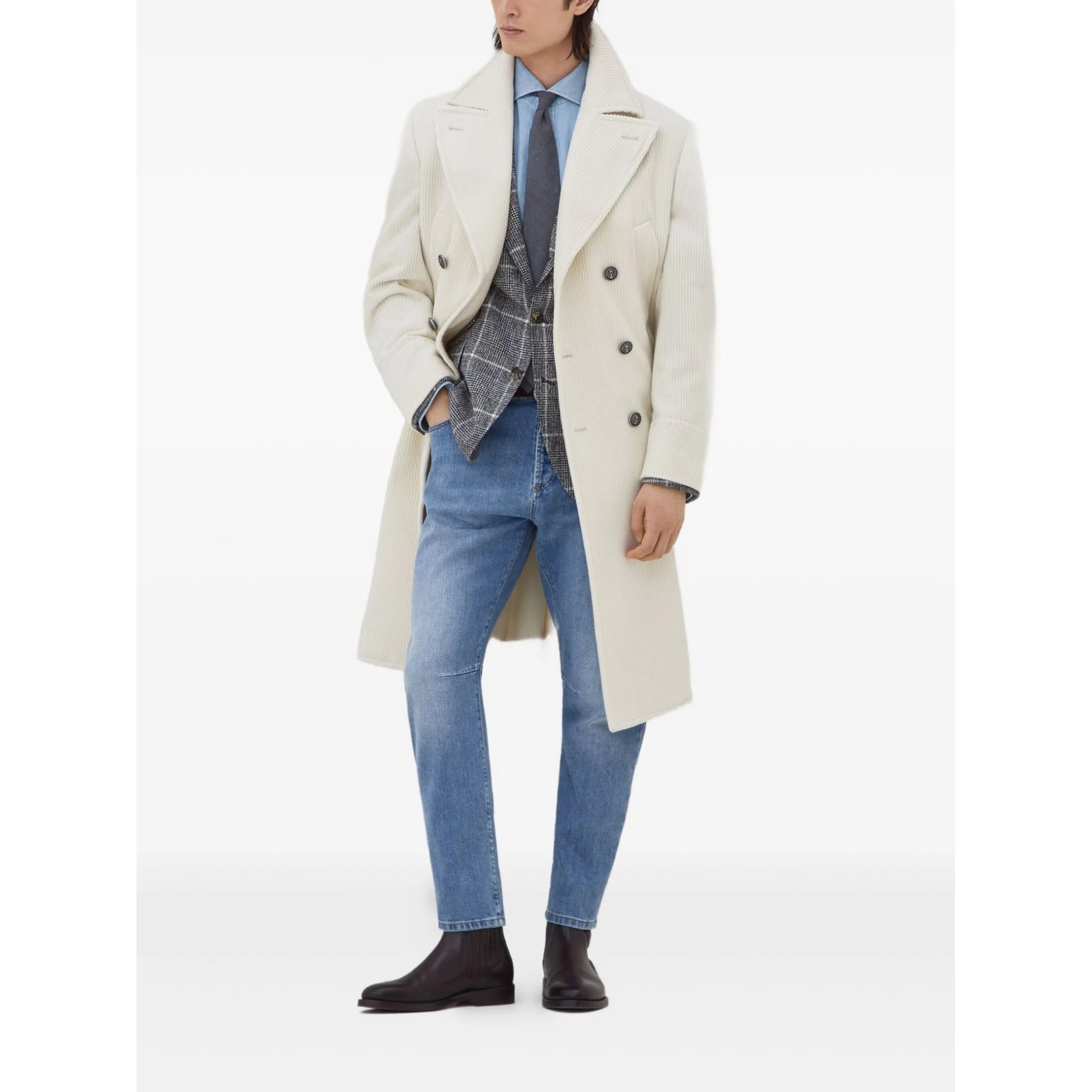 Brunello Cucinelli Coats White
