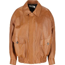Saint Laurent  Jackets Leather Brown