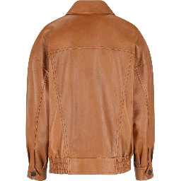 Saint Laurent  Jackets Leather Brown