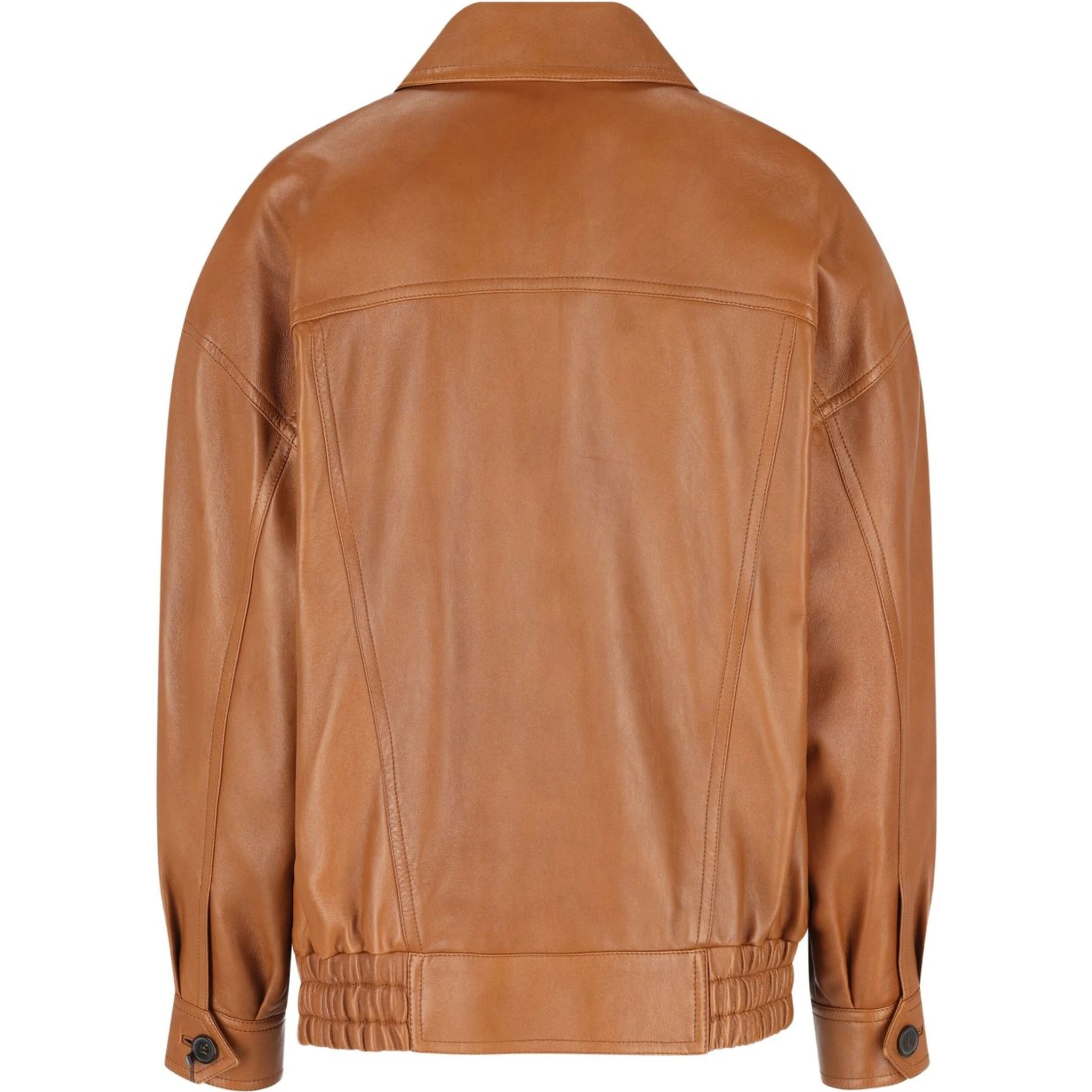 Saint Laurent  Jackets Leather Brown