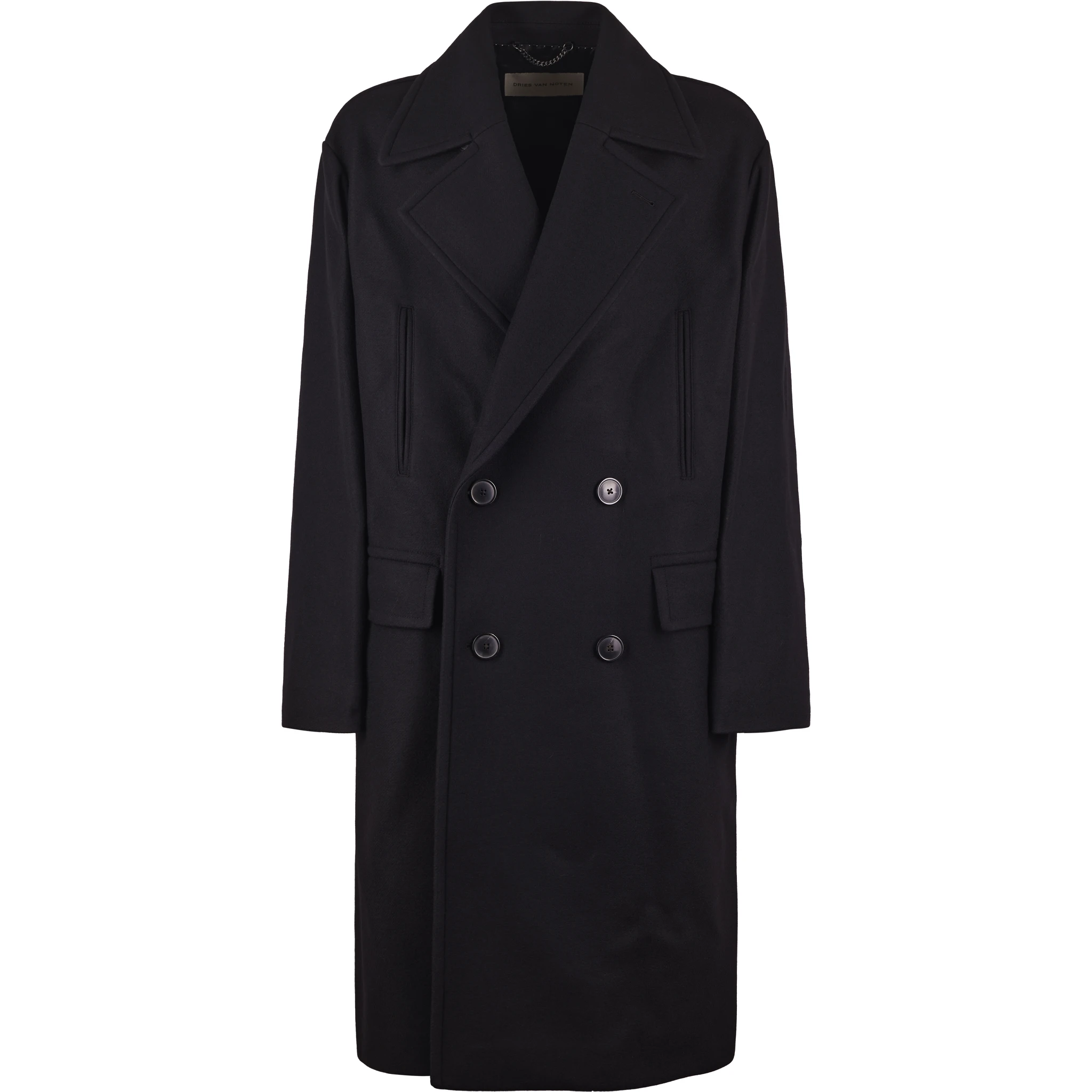 Dries Van Noten Coats Black