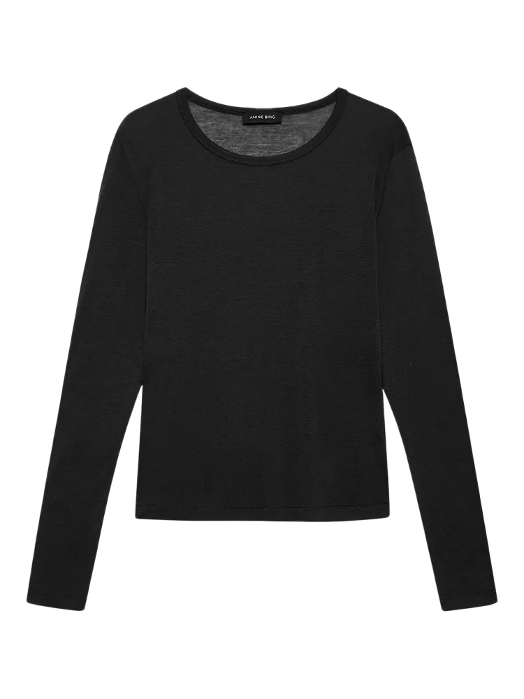 ANINE BING T-shirts and Polos Black