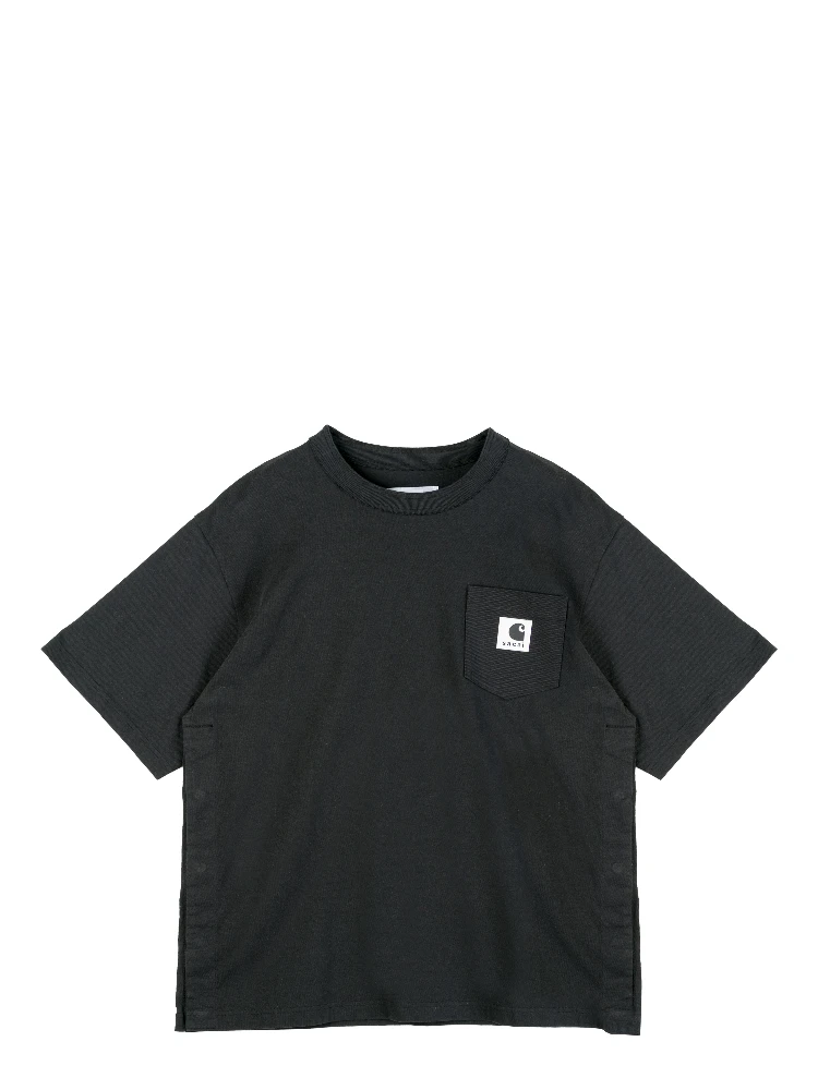 SACAI X CARHARTT WIP T-shirts and Polos Black