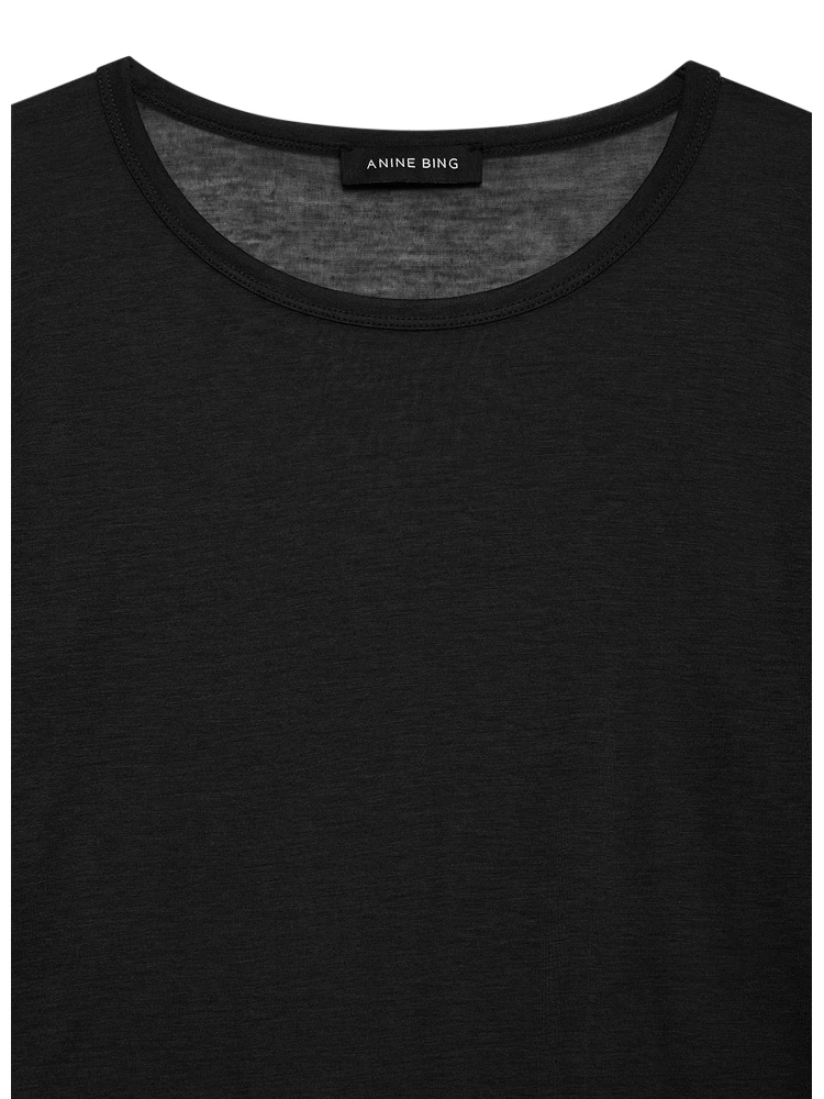 ANINE BING T-shirts and Polos Black alternative