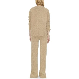 floral-embroidered ribbed sweater