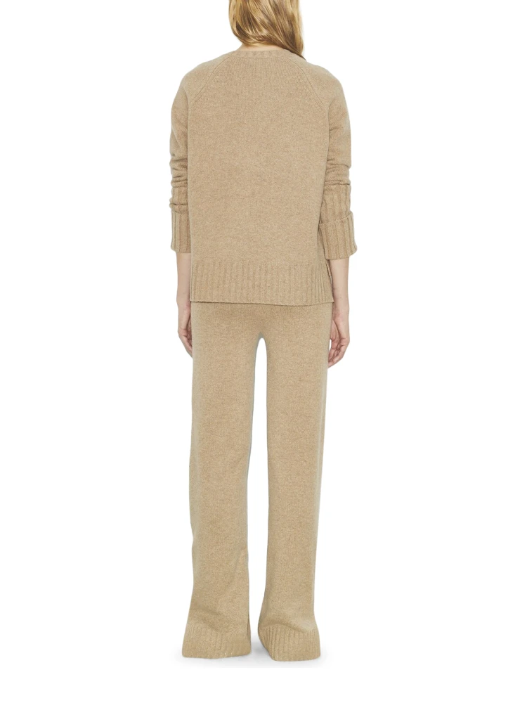 floral-embroidered ribbed sweater alternative