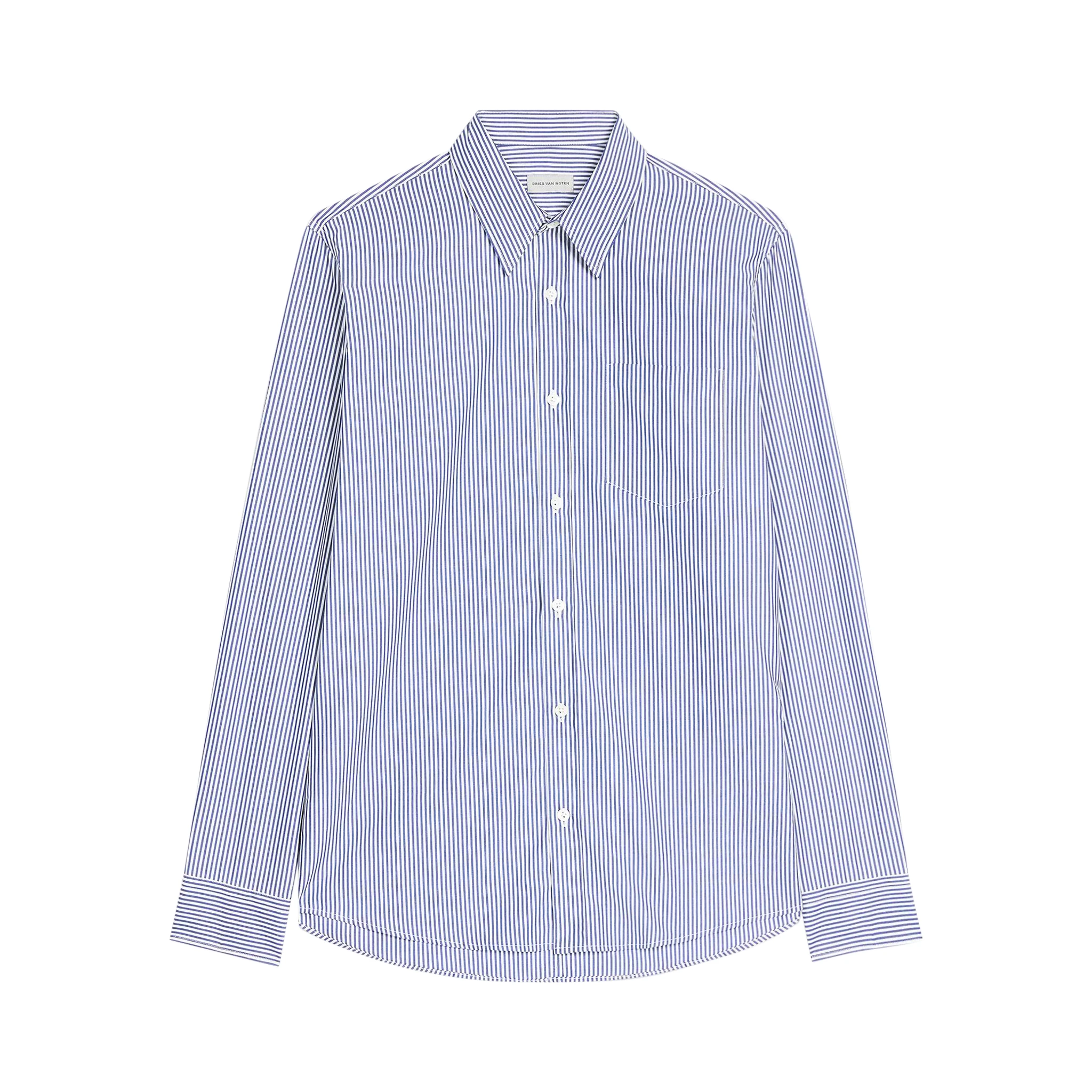 Dries Van Noten Shirts Blue