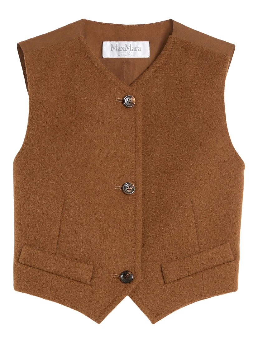 Max Mara Coats Leather Brown