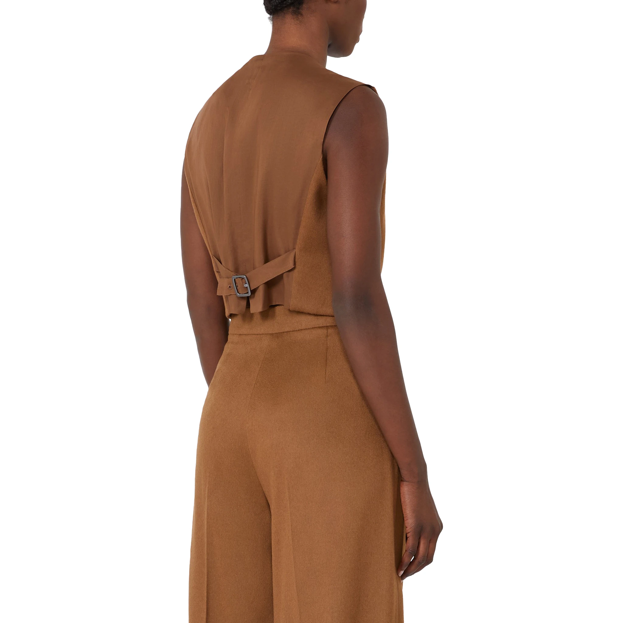 Max Mara Coats Leather Brown