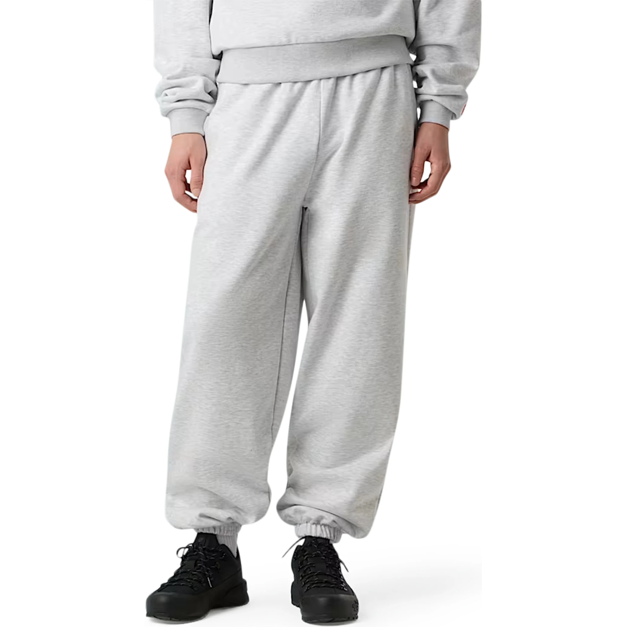 elasticated-waist logo-label track pants