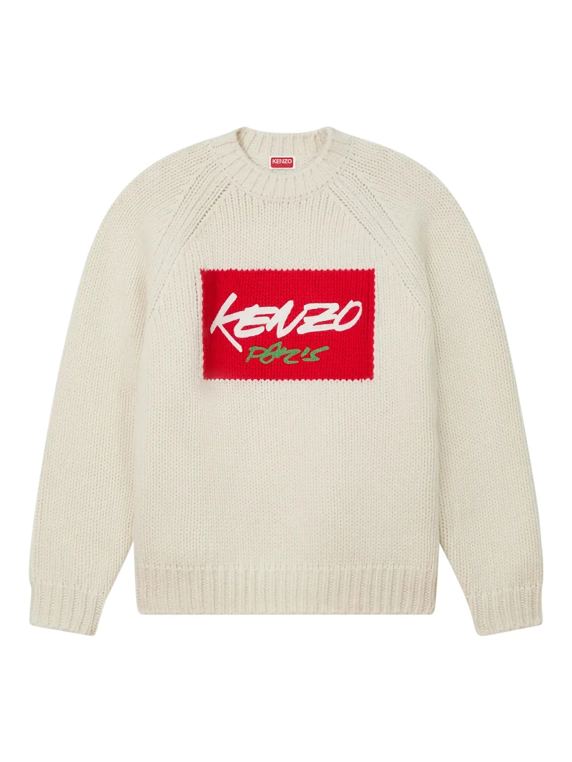 Kenzo Sweaters Beige